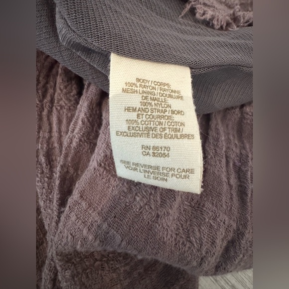 Free People Fairy Dress Asymmetrical Boho Purple Patchwork Hippie Y2K 90 Sz MED - Picture 12 of 12